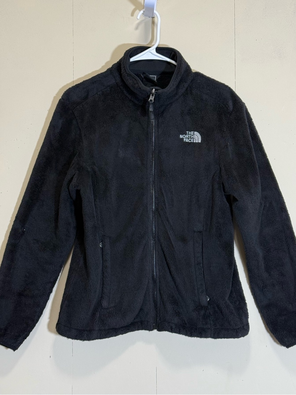 The North Face Black Osito Women’s Sz M Full Zip Jacket